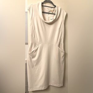 Banana Republic Factory Knit Foldover Neck Dress